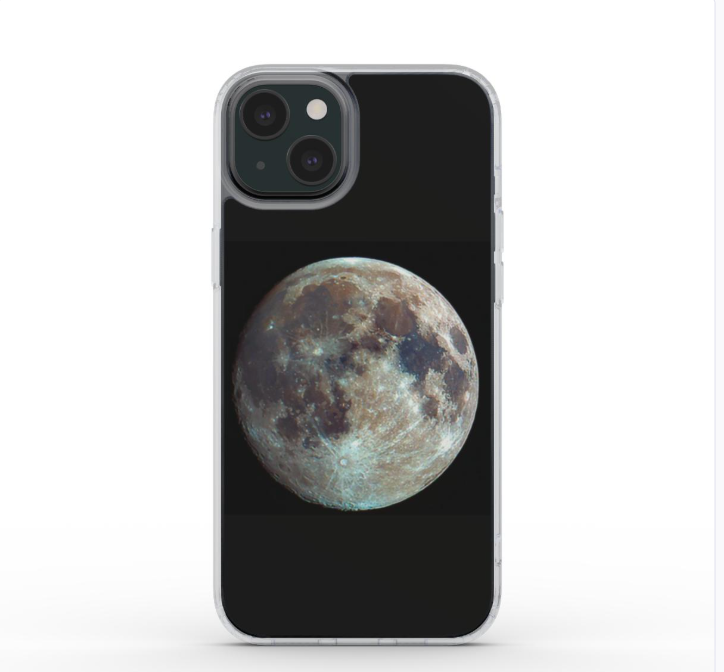 Moon Clear Phone Case