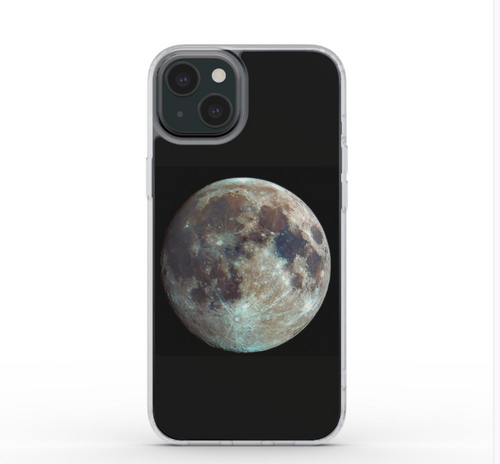 Moon Clear Phone Case