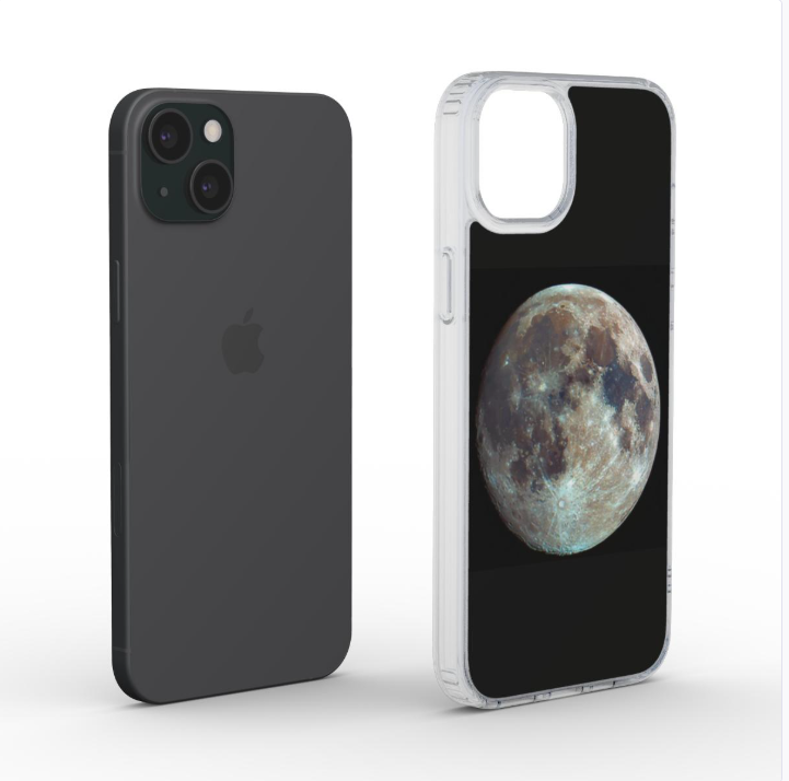 Moon Clear Phone Case