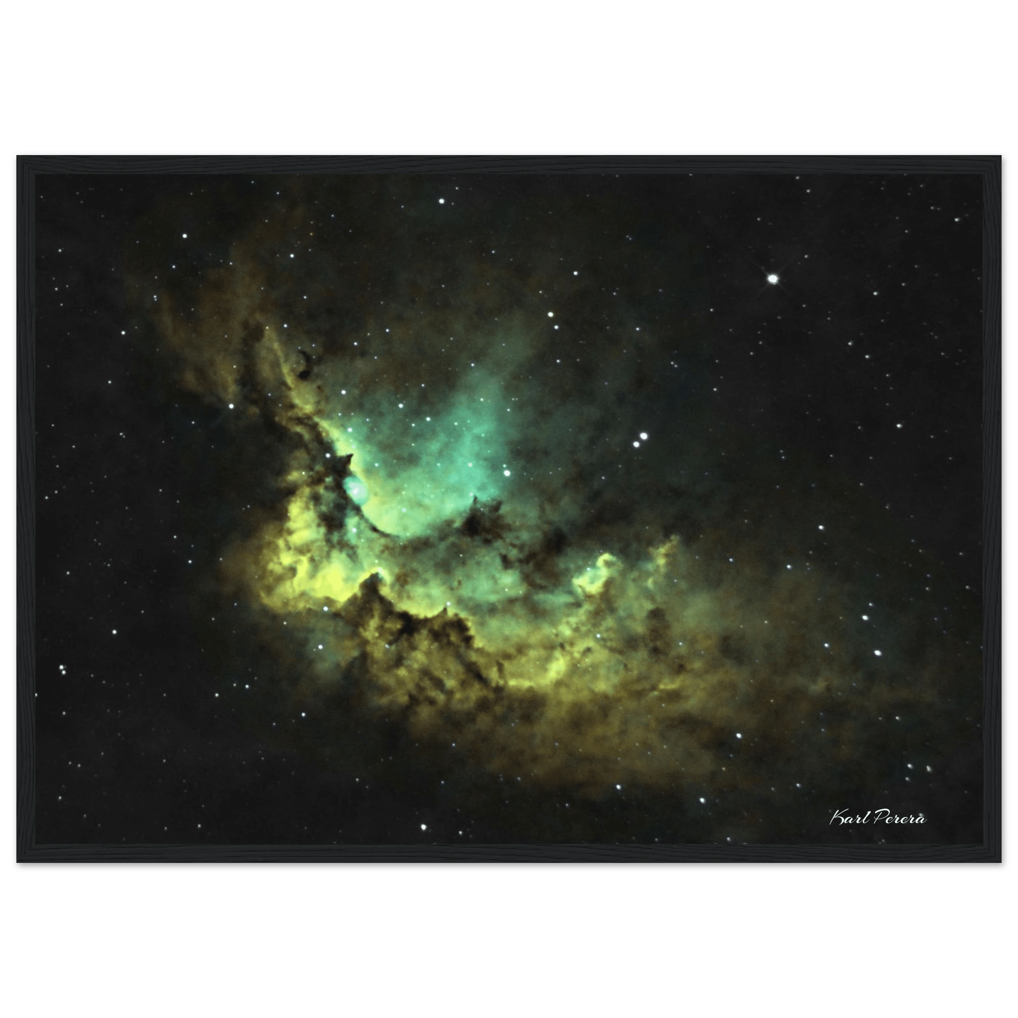 Wizard Nebula Framed Print - AstroImagery Shop