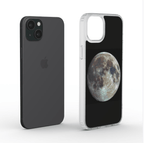 Full Moon Clear Phone Case - AstroImagery Shop