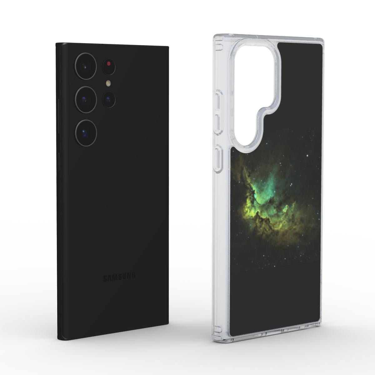 Wizard Nebula Clear Phone Case - AstroImagery Shop