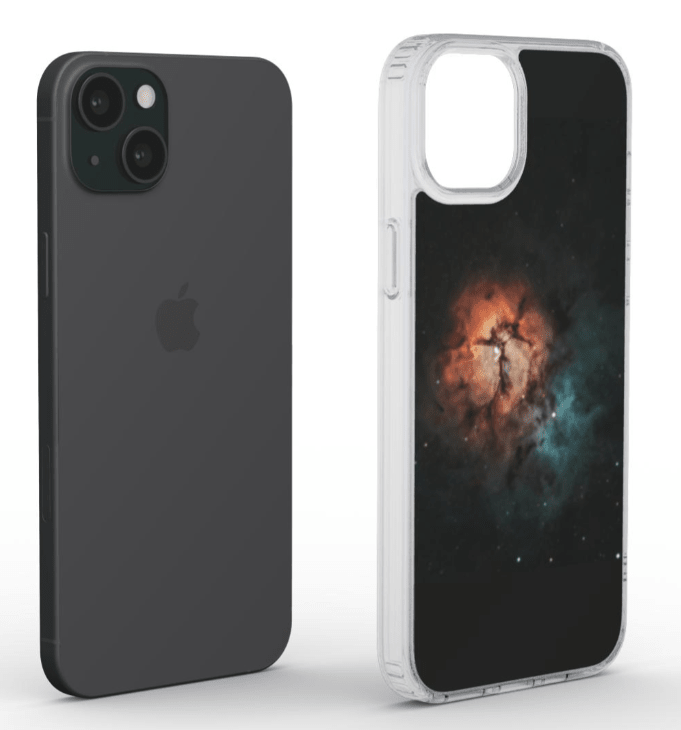 Triffid Nebula Clear Phone Case - AstroImagery Shop