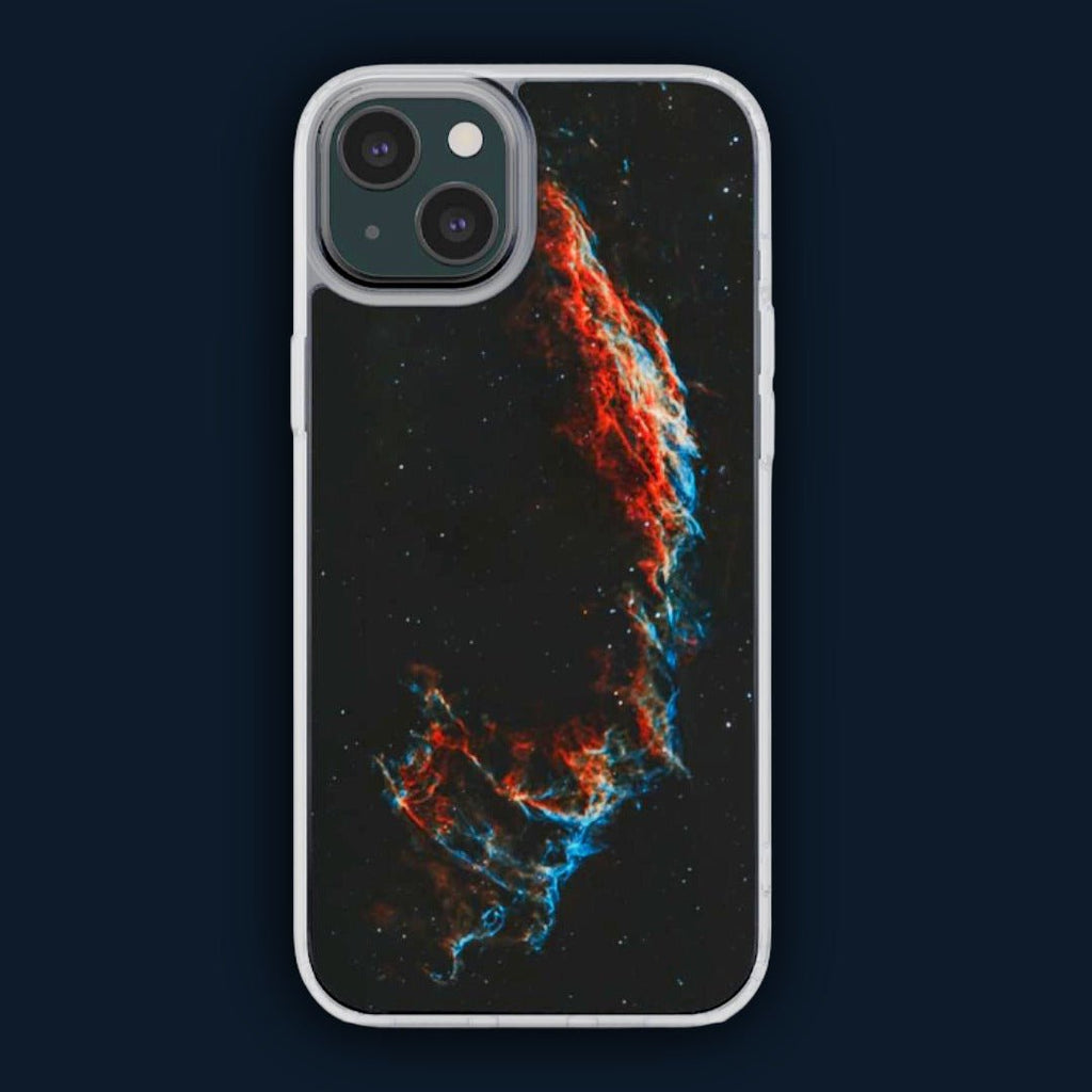 Veil Nebula Clear Phone Case - AstroImagery Shop